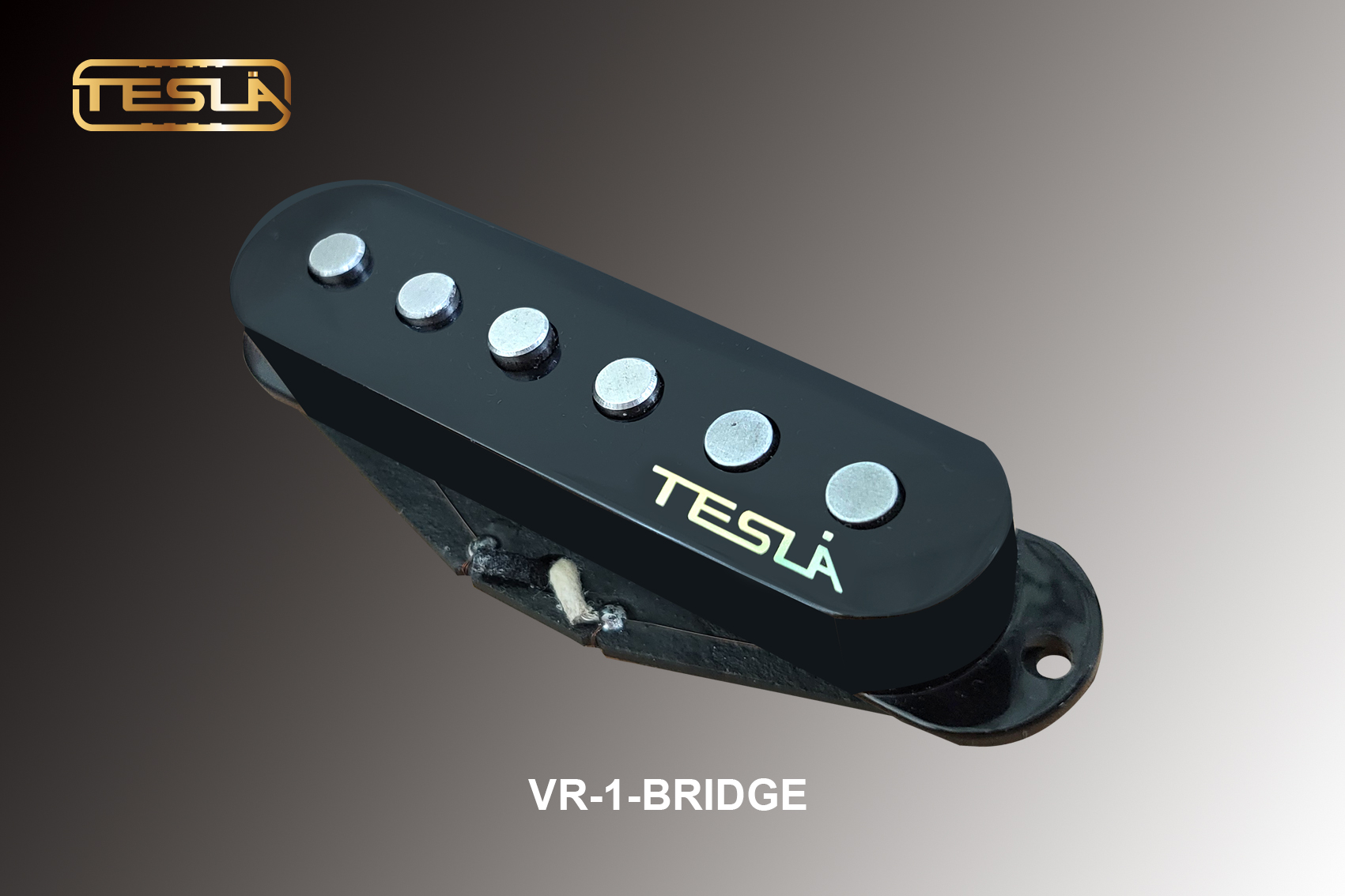 TESLA pickup VR-Nitro フロント Tesla Pickup VR-Nitro Humbucker Neck Black Dual Coil